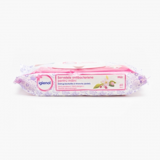 Șervețele antibacteriene pentru mâini 60 buc