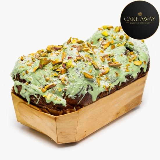 Cozonac Dubai cu cremă de fistic 500g