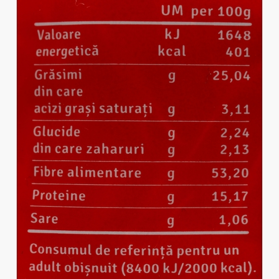 Semințe floarea-soarelui negre cu sare 40g