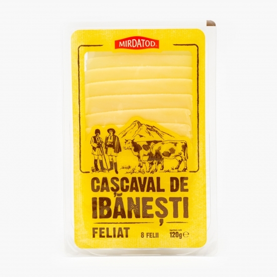 Cașcaval de Ibănești felii 120g