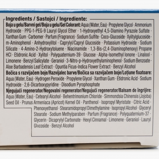Vopsea de păr permanentă sub formă de gel 6.88 Raspberry red 142.5ml