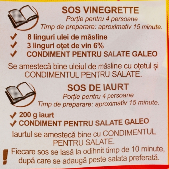 Condimente pentru salate 15g