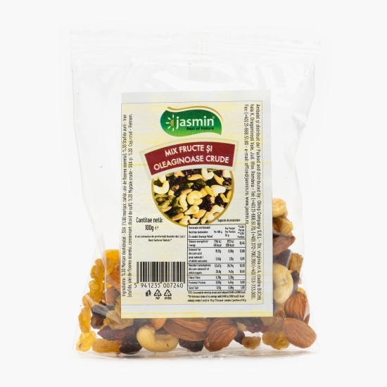 Mix oleaginoase crude și fructe 100g