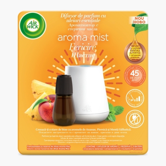 Difuzor de parfum cu uleiuri esențiale Aroma Mist Fericire 20ml