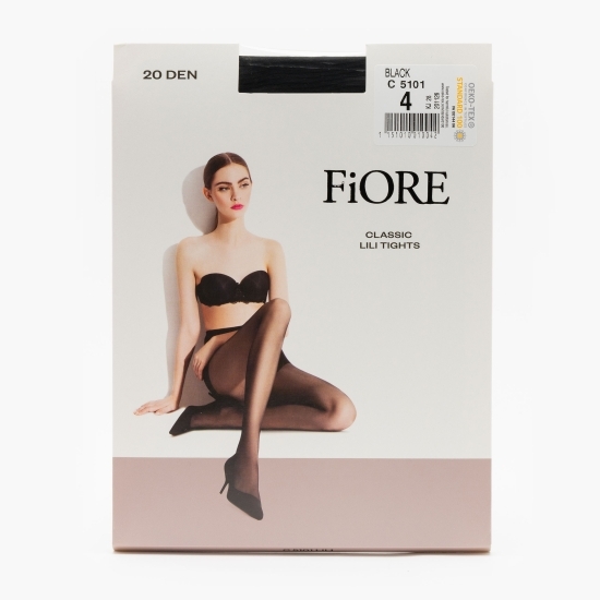 Ciorap Lili 20den Negru no. 4