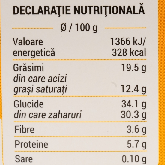 Prăjitură cu mango și fructul pasiunii, 120g
