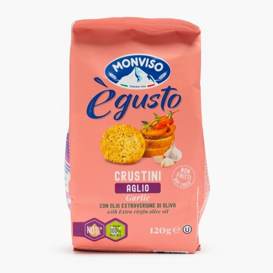Felii de pâine coapte cu ulei de măsline, usturoi și pătrunjel 120g
