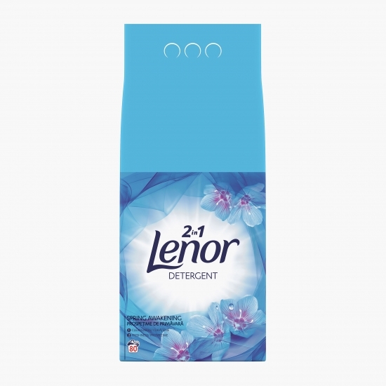 Detergent de rufe pudră automat 2în1 Spring Awakening 80 spălări, 8kg