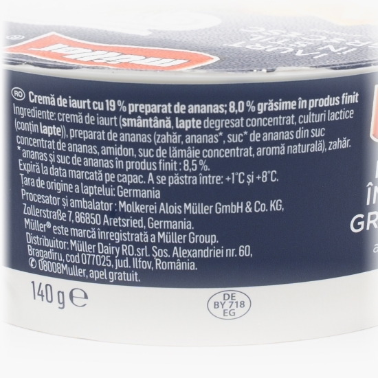 Iaurt în stil grecesc ananas 140g