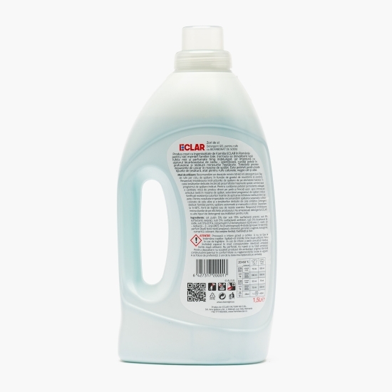 Detergent lichid pentru rufe, cu bicarbonat de sodiu, Zori de zi, 1.5l