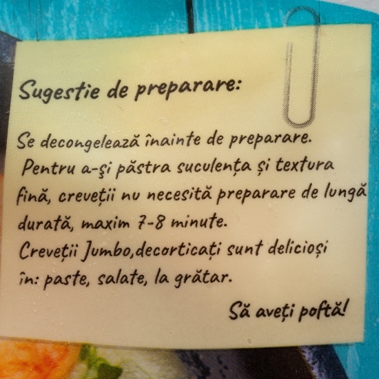 Creveți decorticați prefierți 31/40 500g