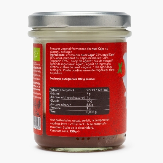 Preparat fermentat Joyurt din caju cu căpșuni eco 150g