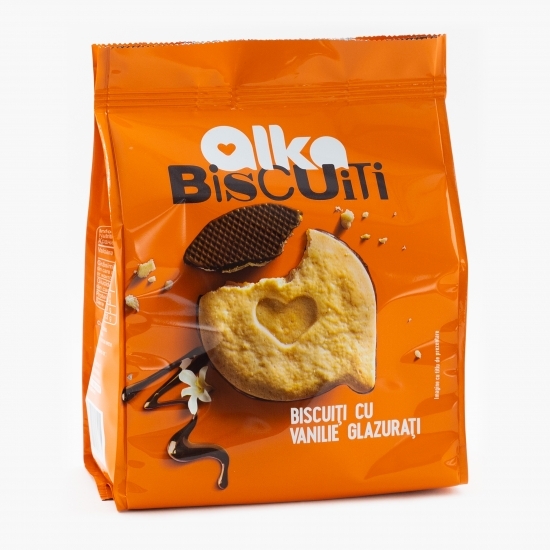 Biscuiți cu vanilie glazurați 180g