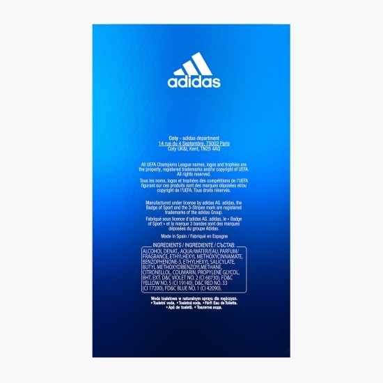 Apă de toaletă UEFA Champions League Anthem Edition 100ml