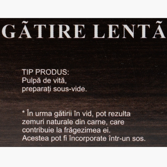 Pulpă de vită gătită lent 650g