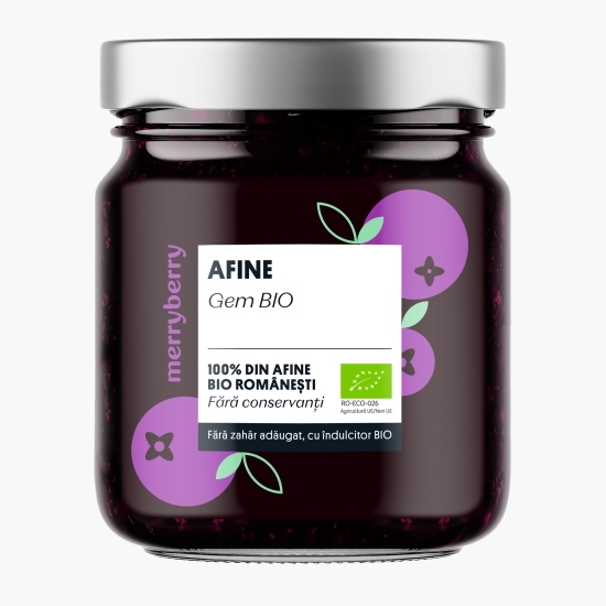 Gem eco de afine fără zahăr adăugat 230g