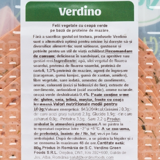 Felii vegetale cu ceapă verde 80g