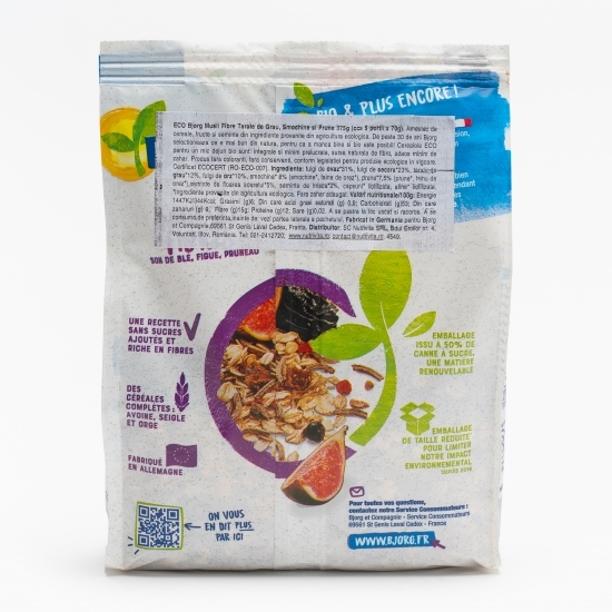 Musli eco prune și smochine 375g