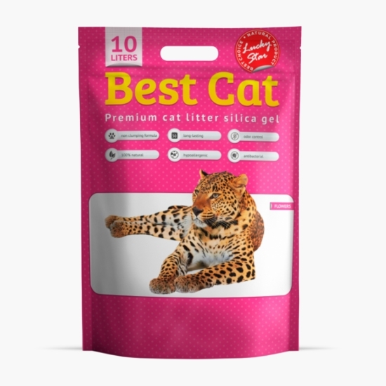 Așternut igienic pentru pisici, silicat Floral 10l