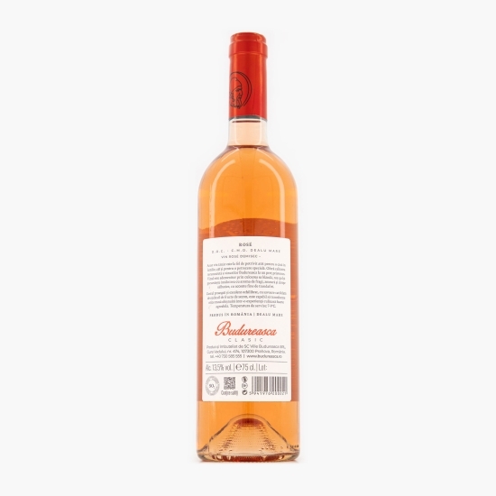 Vin rose demisec Fetească Neagră, 13.5%, 0.75l