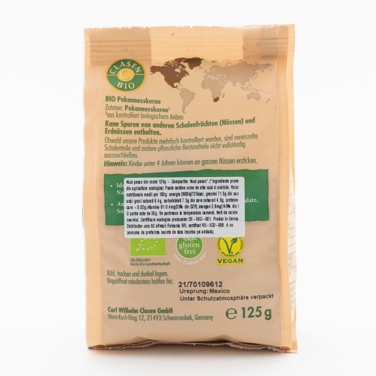 Nuci pecan eco crude 125g
