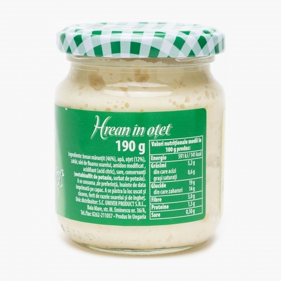 Hrean în oțet 190g
