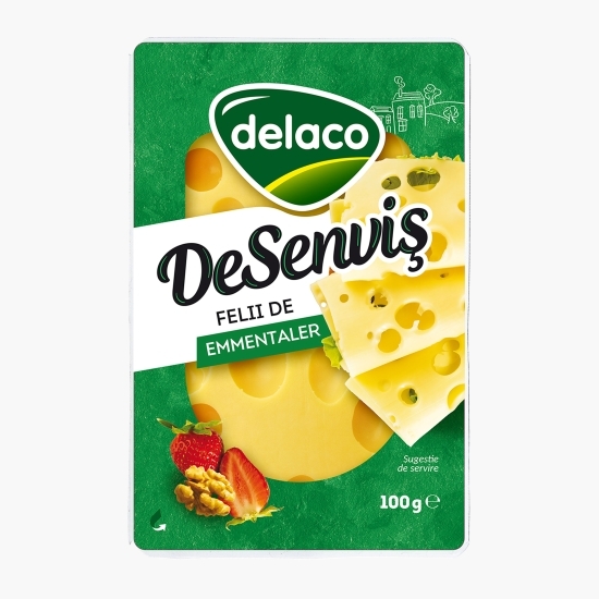 Brânză Emmentaler felii 100g
