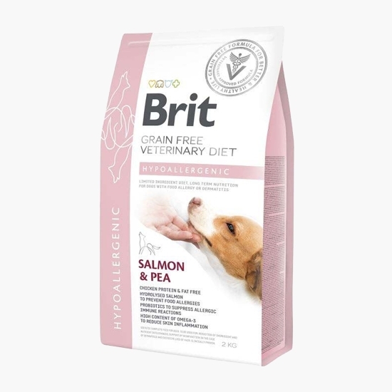Hrană uscată pentru câini, Hypoallergenic, cu somon și mazăre, fără cereale 2kg