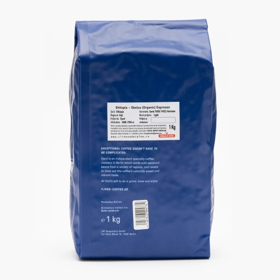 Cafea boabe Ethiopia Okoluu Organic Espresso 1kg