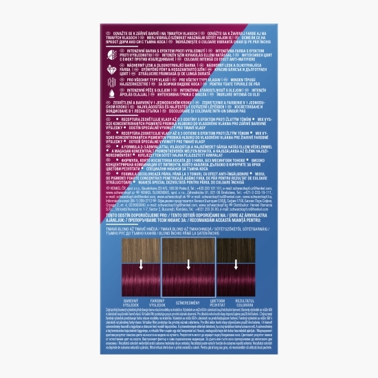 Vopsea de păr permanentă Colour + Lift L76 Ultra violet 142.5 ml