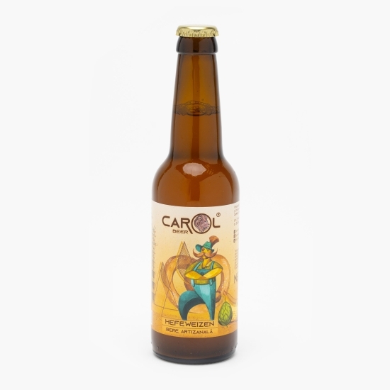 Bere Hefeweizen nefiltrată și nepasteurizată sticlă 0.33l