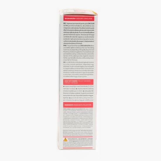 Vopsea permanentă pentru păr Ultra Duo 1.2 Negru albastru 200ml