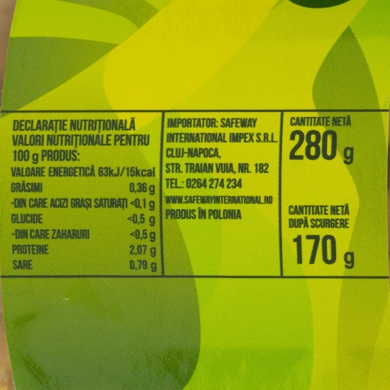 Ciuperci champignon întregi 280g