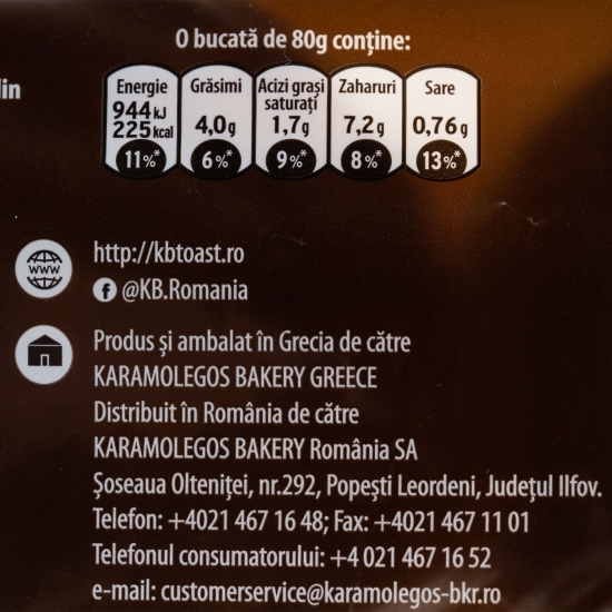 Chifle burger cu susan 6x80g