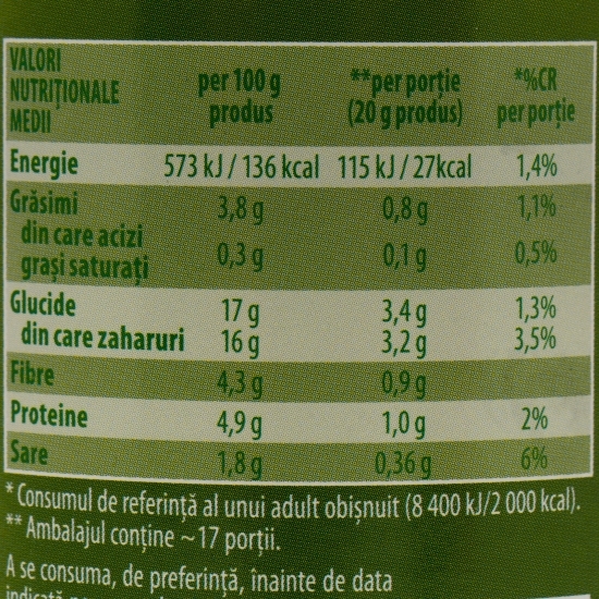 Muștar cu hrean 350g