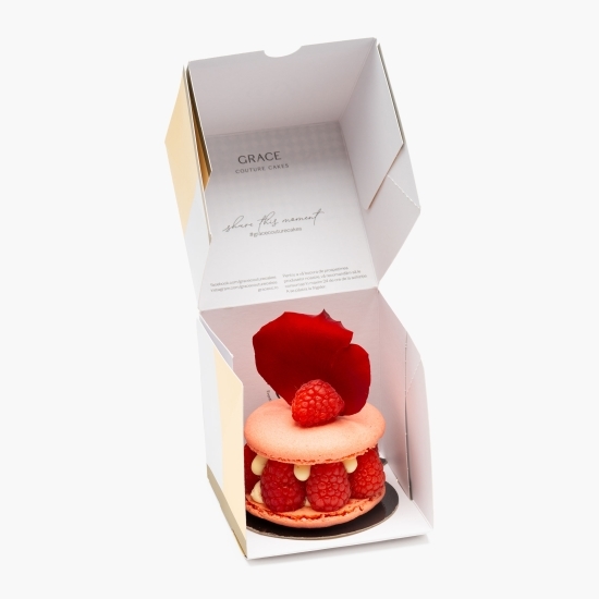 Macaron Ispahan cu cremă de trandafir, 150g