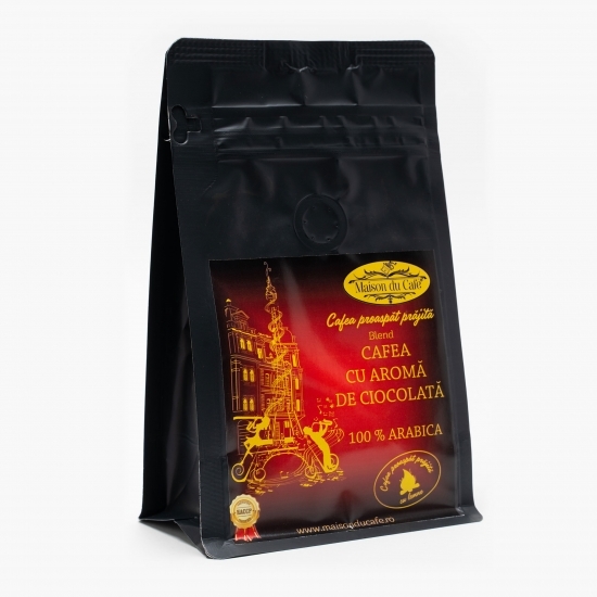 Cafea boabe prăjită cu aromă de ciocolată 100% arabica 250g