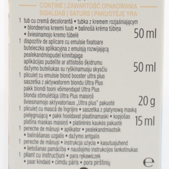 Vopsea de păr permanentă Deluxe Oil-Care Color, XL9 blond platinat, 135ml