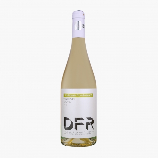 Vin alb dulce Tămâioasă Românească, 12%, 0.75l
