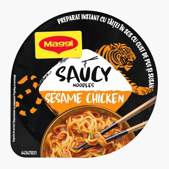 Tăiței instant în sos cu gust de pui și susan 75g