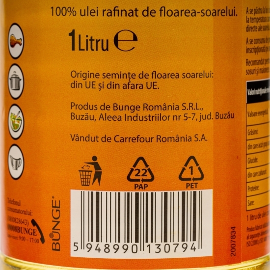 Ulei de floarea soarelui 1l