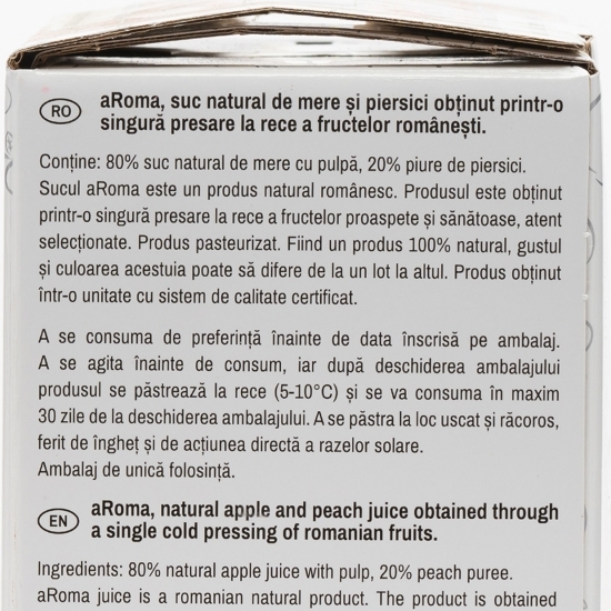 Suc natural de mere și piersici 3l