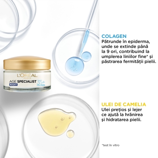 Cremă antirid de noapte 35+ Age Specialist 50ml