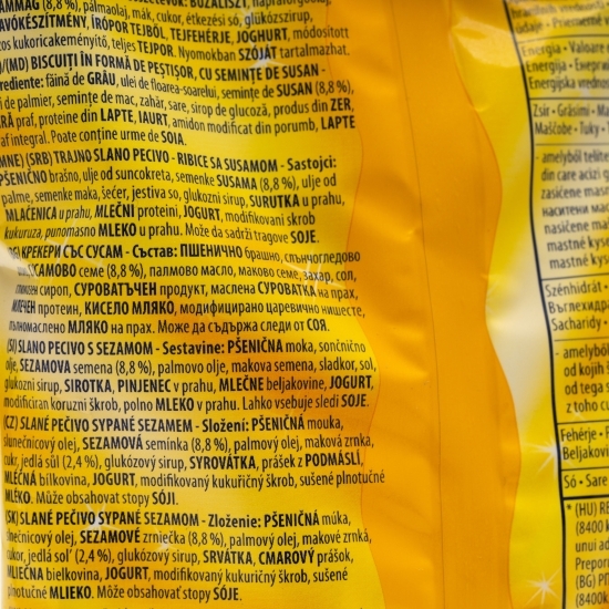 Biscuiți în formă de peștișor, cu semințe de susan 100g