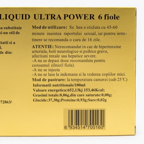 Creșterea potenței, Superior Quality Original, 6 fiole x10 ml
