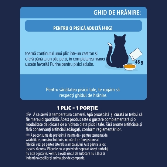 Pachet mix hrană complementară pentru pisici Soup Farm Selection (vită, pui, miel) 6x48g