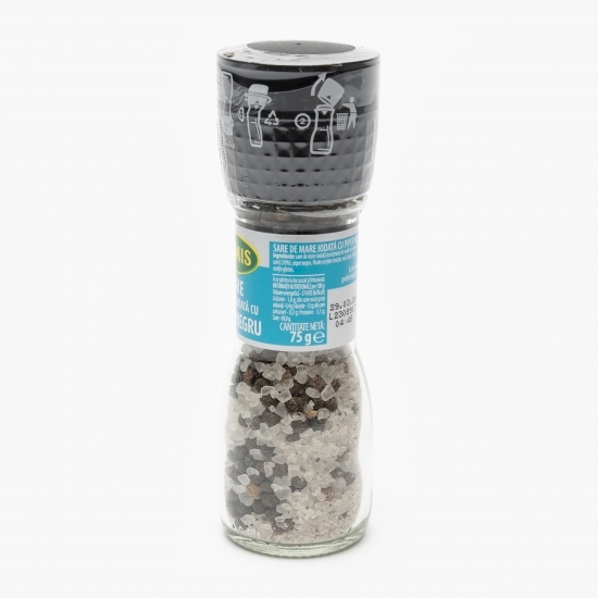 Sare de mare iodată cu piper negru 75g