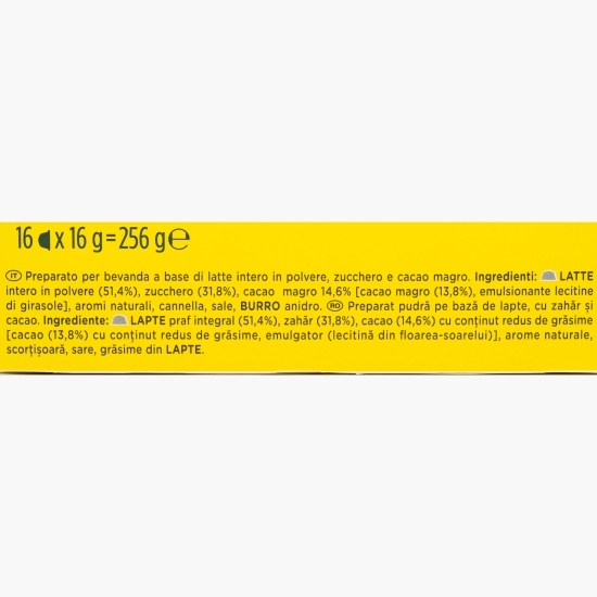 Nesquik 16 băuturi 256g, capsule ciocolată caldă