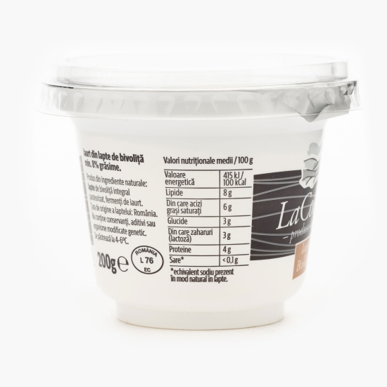 Iaurt din lapte de bivoliță 200g