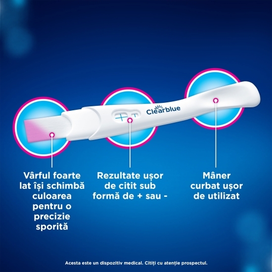 Test de sarcină Detectare rapidă 1 minut, 1 buc